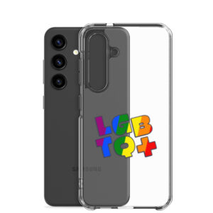 LGBTQ Handyhülle Samsung Galaxy S21–S25 mit Regenbogen-Herz-Motiv