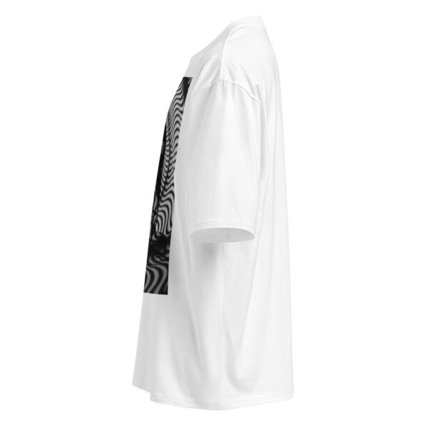 Hypnotisches Kunst T-Shirt  Oversized Artwear starke Präsenz – Bild 2