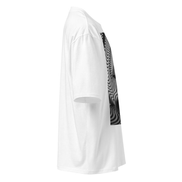 Hypnotisches Kunst T-Shirt  Oversized Artwear starke Präsenz – Bild 3