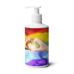 Vegane Hand- und Bodylotion mit natürlichem Duft im Regenbogendesign