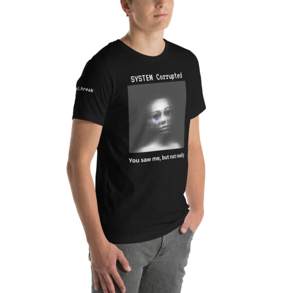 System Corrupted T-Shirt – digital, düster, ausdrucksstark 25 – Bild 6