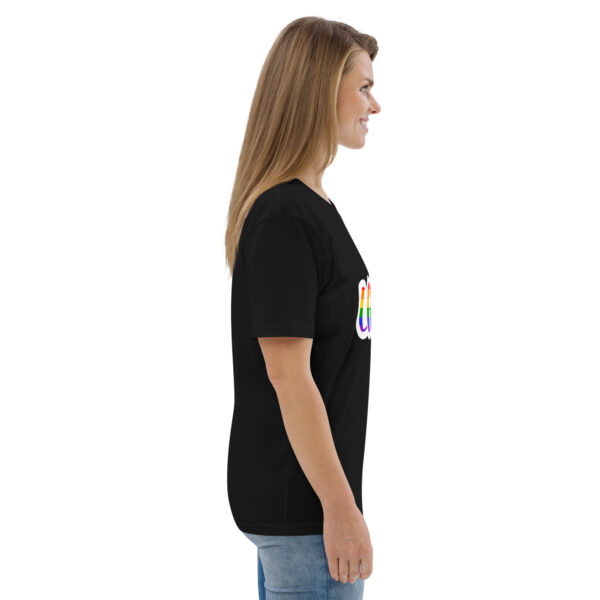 LGBTQ+ Shirt in Regenbogenfarben – Bio T-Shirt Unisex Schwarz 2025 – Bild 7