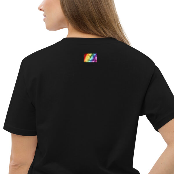 LGBTQ+ Shirt in Regenbogenfarben – Bio T-Shirt Unisex Schwarz 2025 – Bild 10