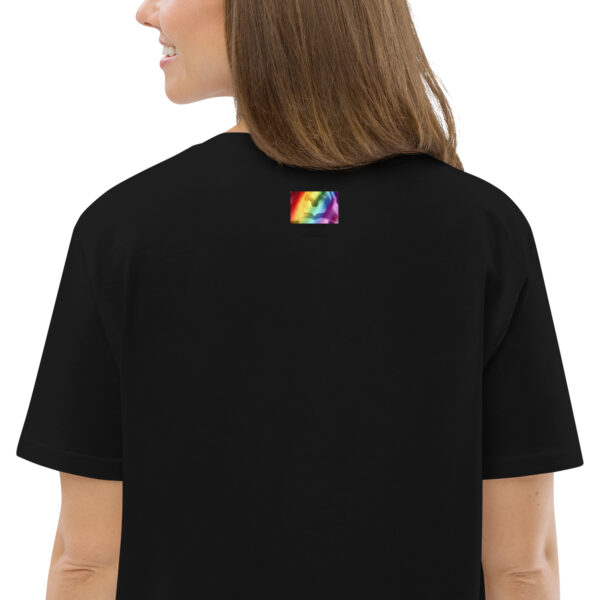 LGBTQ+ Shirt in Regenbogenfarben – Bio T-Shirt Unisex Schwarz 2025 – Bild 9
