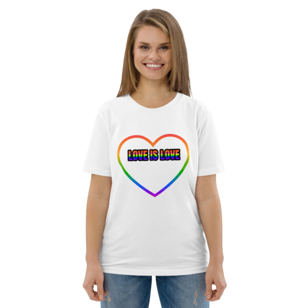 LOVE IS LOVE T-Shirt 2025 – Bio, Fair & Extrem Bequem – Bild 9