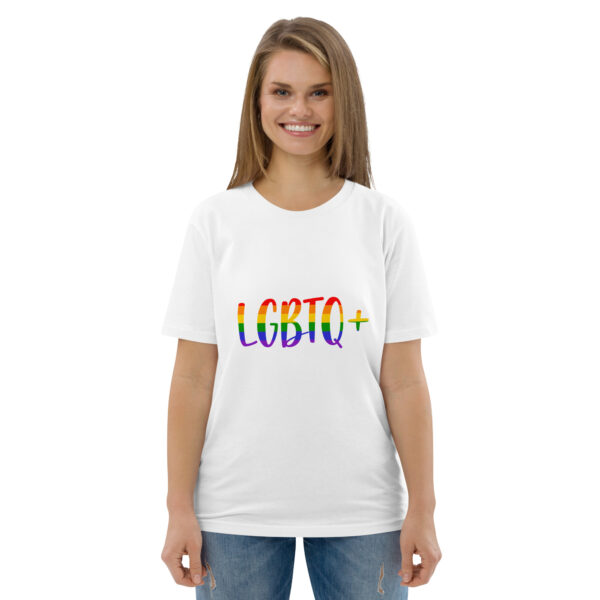 LGBTQ+ Shirt in Regenbogenfarben – Bio T-Shirt Unisex Schwarz 2025 – Bild 11
