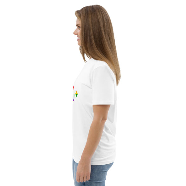 LGBTQ+ Shirt in Regenbogenfarben – Bio T-Shirt Unisex Schwarz 2025 – Bild 18