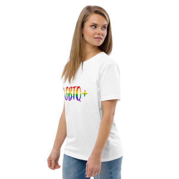 LGBTQ+ Shirt in Regenbogenfarben – Bio T-Shirt Unisex Schwarz 2025 – Bild 15