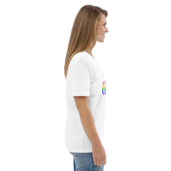 LGBTQ+ Shirt in Regenbogenfarben – Bio T-Shirt Unisex Schwarz 2025 – Bild 17