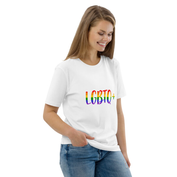LGBTQ+ Shirt in Regenbogenfarben – Bio T-Shirt Unisex Schwarz 2025 – Bild 16